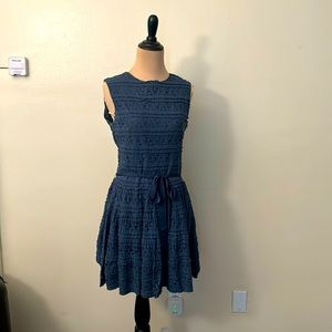 Zara NWOT dark blue dress M